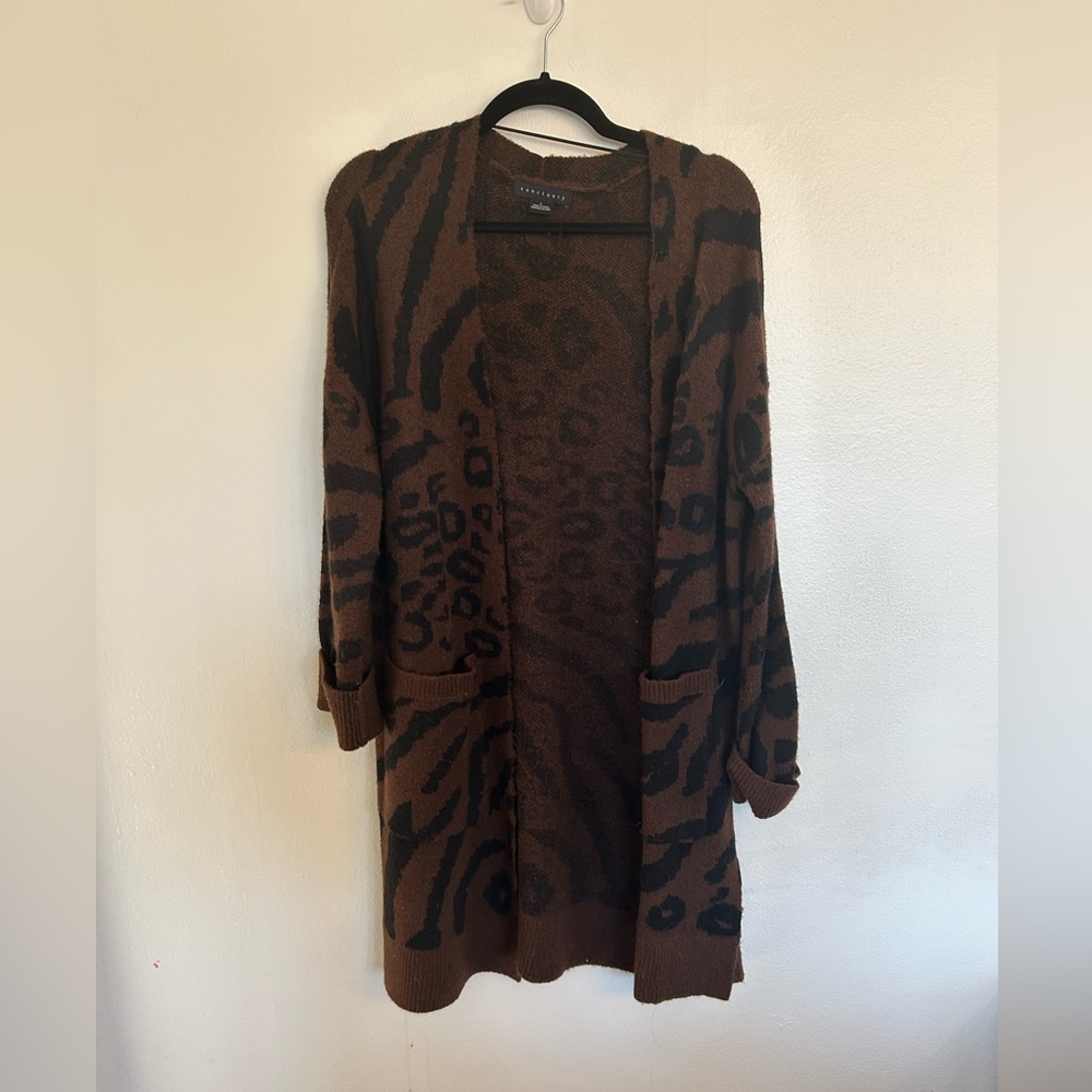 Sanctuary Leopard Print Cardigan